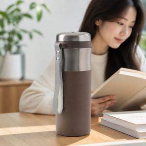 티보틀 316 스테인리스 1L 보온보냉병 뚜껑컵 아웃도어 용기