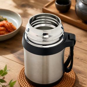 웰데이 1L 보온보냉병 차거름망 산행용 보냉병 원터치물병
