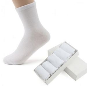 정장양말 면양말 여성양말 중목 여성용양말 여성용 베이직 (화이트) 10켤레