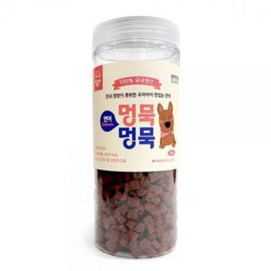 모모 애견간식 모모펫 멍묵멍묵 국내산 통간식 소프트져키 연어 1kg