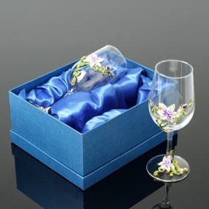 로맨틱 앤티크 와인잔 2p세트(320ml) (퍼플) 로맨틱와인잔세트 앤티크와인잔세트 앤틱와인잔세트