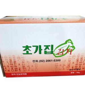슬라이스김치(초가집 냉장 10K)