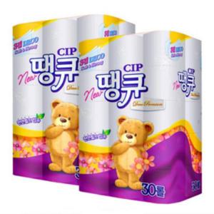 3겹 롤휴지 30롤 1+1 2팩 데일리 화장지