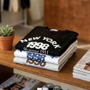 남자 뉴욕1998 레터링 오버핏 반팔티숙 캐쥬얼 캐주얼숙 세버핏 남성 블라우스 솔리드숙 여성 티숙 캐주얼