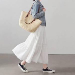 캉캉스커트 여성 여자 여름 A라인 롱 스커트 예쁜 밴딩 치마 2color