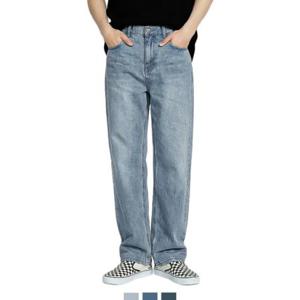 남성 연청 중청 워싱밴딩 세미와이드 데님팬츠 티앤디 청바지 아이 남성 루나진 일자청바지 당일발송 슬림