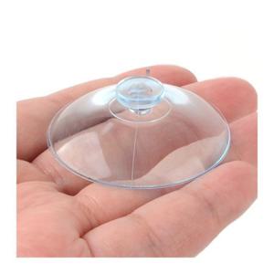 원형 투명 흡착 45mm 유리면 250개입 견고한 벽부착 고정 거울