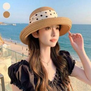 모자 라피아햇 롤업챙 여성 리본 밀짚모자 여름