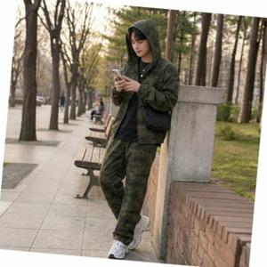 후드집업 카모 밀리터리후드집업 남자봄점퍼 카모후드집업
