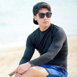 DHOR3367BK 남성래쉬가드비치솔리드티숙 비치 수영복 수영복 비치 래쉬가드 웨이크팬츠 하의 남성 여성 비