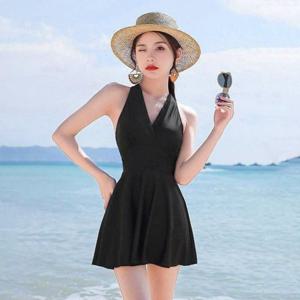 원피스 여자 모노키니 홀터넥 비치웨어 수영복 홀터넥수영복