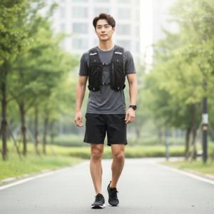 멀티포켓 러닝 조끼형 백팩 등산용 마라톤 아웃도어 배낭