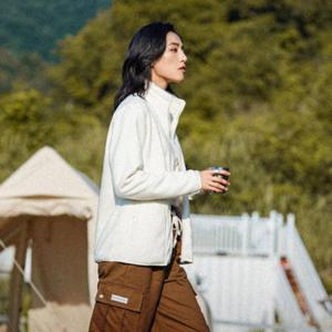 양면 리버시블 후리스 남자 여자 뽀글이 집업 자켓 캠핑자켓 하프집업