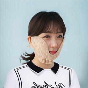 골프마스크 안면 스포츠 햇빛가리개 여성 자가드