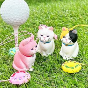 볼마커 악세사리 심통난고양이 골프티걸이 2p 캐디용품