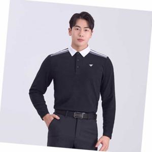 어깨배색카라티셔츠 남자골프복 스크린골프복장 남자골프웨어