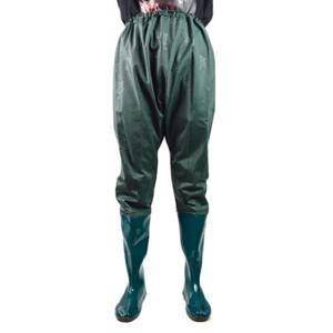 방수 팬츠 미끄럼 방지 해루질 낚시 바지 허리 장화 작업 부츠 고무 해루질옷 방수복