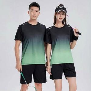 남여공용 테니스복 러닝복 시원 반팔트레이닝 헬스복