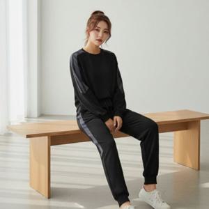 봄 트레이닝복세트 여자 체육복 맨투맨 조거팬츠 셋업