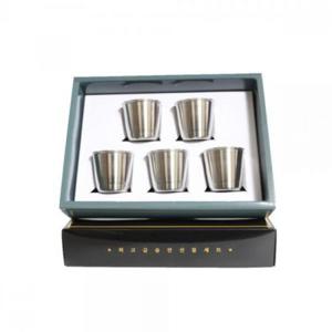 엘사 올스텐304 소주잔5p세트 술잔50ml (스텐레스27종304)