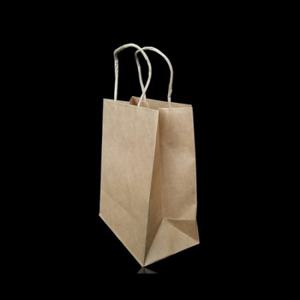 가로형 트위스트 핸들 종이 쇼핑백 45X34cm+12cm 50매
