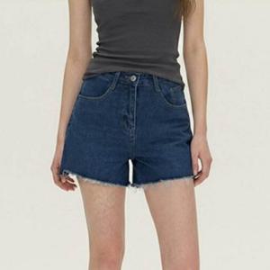여성 여름 하이웨스트 컷팅 데님 반바지 숏팬츠 숏청바지 핫팬츠