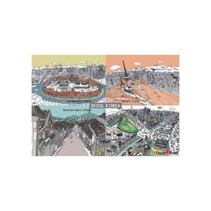 67피스 직소퍼즐 - 서울의 명소 (미니) (허니컴퍼즐) (반품불가)