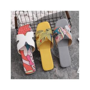 MISO 여성 3컬러 230-255 패턴 H로고 슬리퍼 실내화 여름슬리퍼 데일리슬리퍼