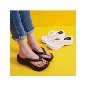 MISO 키높이 플랍 EVA 여성 조리 쪼리 쿠션 웨지 슬리퍼