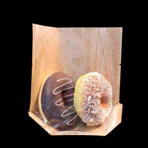 앞투명 종이 스탠드 빵봉투 25X18cm 밑면4cm 100매