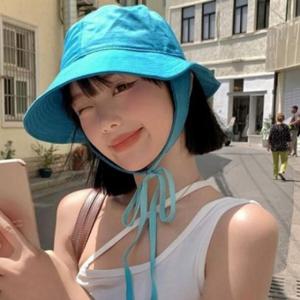 여성 사파리 서핑 벙거지 여름 자외선 챙 버킷햇 차단 모자