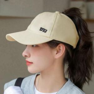 둘레조절 백 밴드 여성 찍찍이 오픈형 야구 볼캡 모자