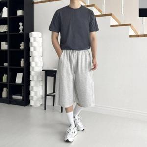 여름반바지 와이드 5부 데일리 버뮤다 남성 7부 에어스트레치 사이드턱
