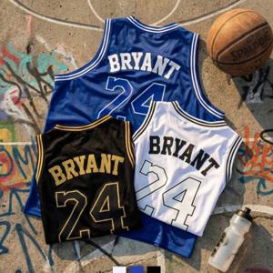 남녀공용 BRYANT 24 메쉬 농구 저지 나시 민소매 짐웨어