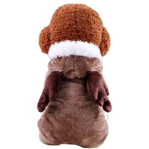강아지 사슴 스마트 후드 티셔츠 1P 코스튬 의상 할로윈 보온