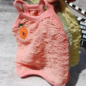 강아지 지지미 스마트 과일 나시티 한라봉 3XL 1P 여름 쫀쫀