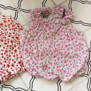 강아지 버블꽃 편안 주름 나시티 소라 2XL 1P 항아리 여름
