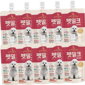 강아지 영양 안심 우유 피부 모발 150ml 10P 유산균 소화