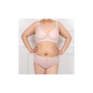 고급스러운 플라워패턴 레이스포인트 풀컵 빅사이즈 B컵 브라팬티세트0348iu
