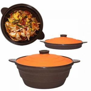 대코 실리콘-접이식 원형찜기 스티머 계란찜 실리콘찜기