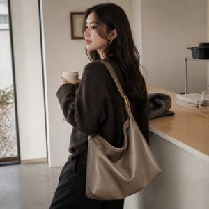 여성 데일리 가죽 빅숄더백 크로스백 쇼퍼백 직장인 가방