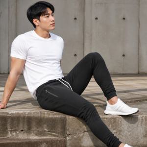 남성 3포켓 조거팬츠 슬림핏 트레이닝 팬츠 짐웨어 헬스 바지