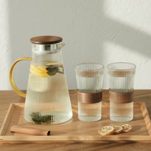 대용량 냉장고 물병 1.8L 컵 450ml 2p 세트 주방 식탁 물통 물컵