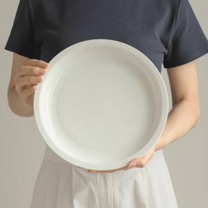 10인치 본차이나 원형 접시 고급 도자기 플레이트 4p 세트