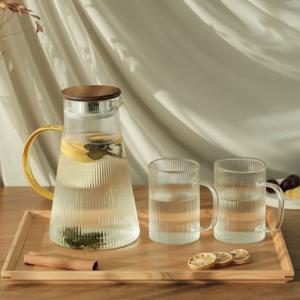 대용량 냉장고 물병 1.8L 구성 컵 440ml 2p 세트 홈카페 워터저그