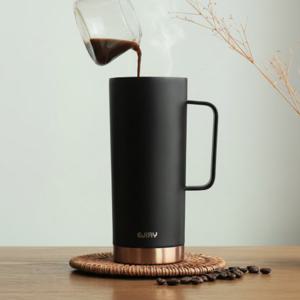 진공 단열 스테인리스 휴대용 컵 600ml 대용량 차량용 텀블러 사무실 커피잔