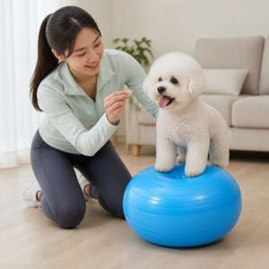 강아지 밸런스볼 애견 훈련 도구 반려견 운동 기구 짐볼