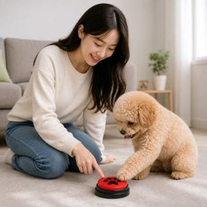 강아지 훈련 도구 녹음벨 간식벨 반려동물
