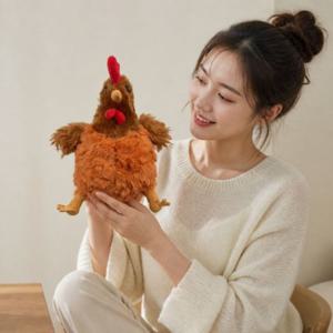반려닭 수탉 인형 귀여운 특이한 웃긴 생일선물 장식품