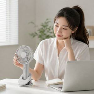 집게형 선풍기 무선 책상 휴대용 유모차 사무실 캠핑용 소형 팬